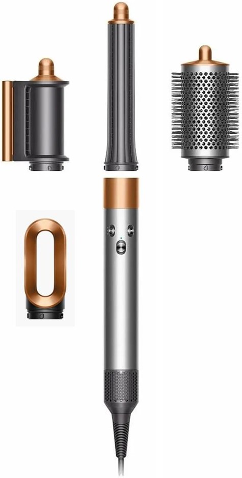 DYSON Airwrap Multi Hair Styler Complete Long Nickel/Copper. N.B: Minor use