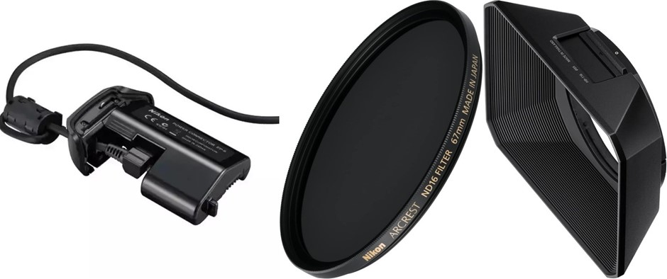 Nikon Photography Accessories Bundle – PW-EH40AS + ARCREST ND16 67mm Filter