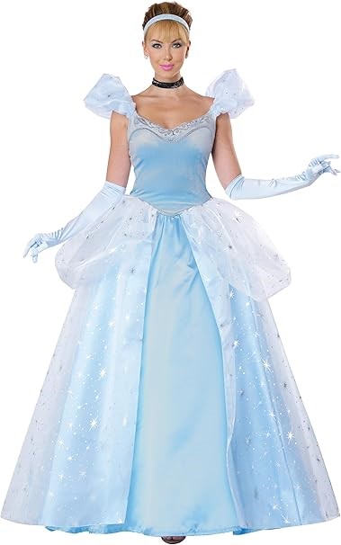 0057-3140657 · California Costumes Womens Cinderella Deluxe Ball Gown Costume SIZE M