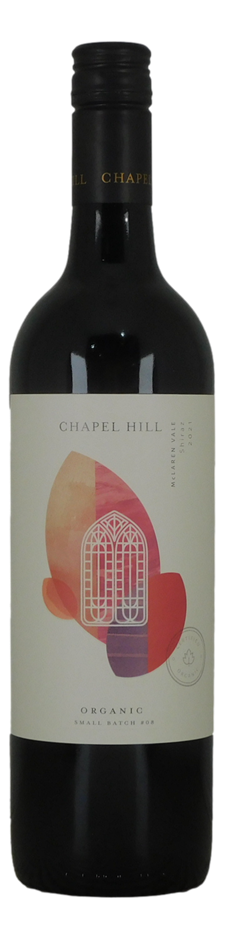 Chapel Hill Small Batch #08 Organic Shiraz 2021 (5x 750mL), McLaren Vale.