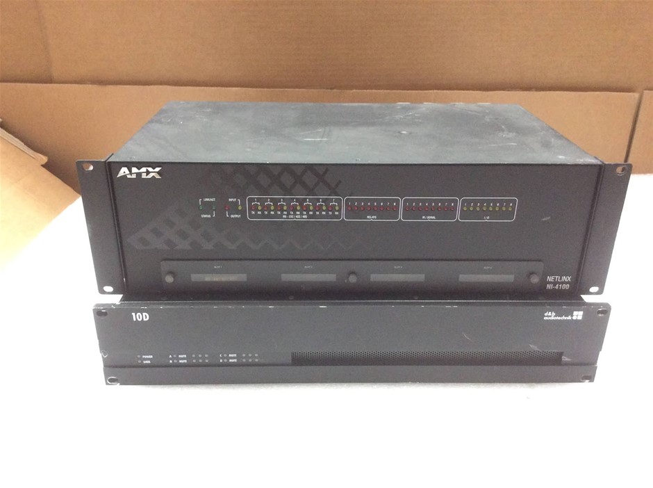 AMX NetLinx NI-4100 Integrated Controller + d&b audiotechnik 10D Amplifier