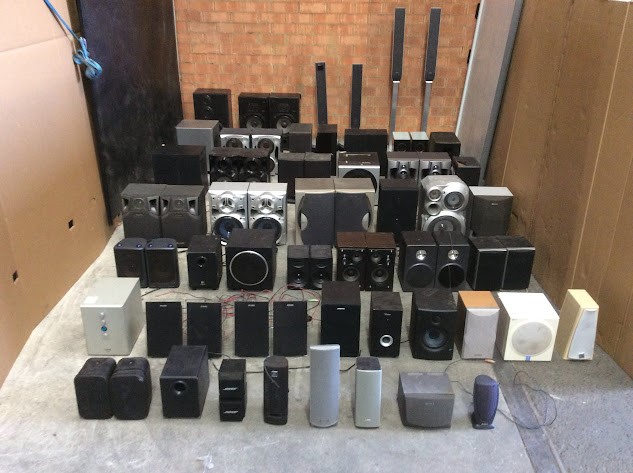 Technics/Sony/Logitech/BOSE Mixed Brand and Model Speaker Systems