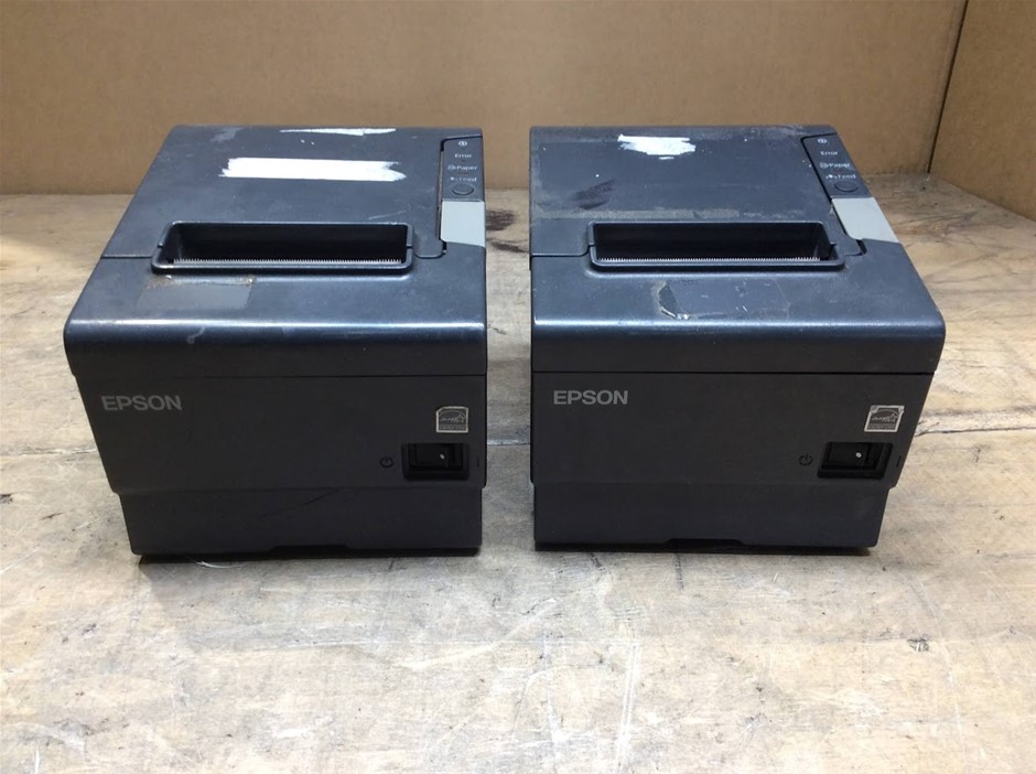 Epson TM-T88V Thermal Receipt Printer (Lot of 2)
