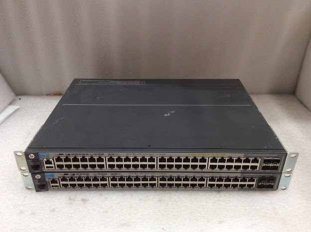 HP J9729A 2920-48G PoE+&J9728A 2920-48G Switch (Lot of 2)
