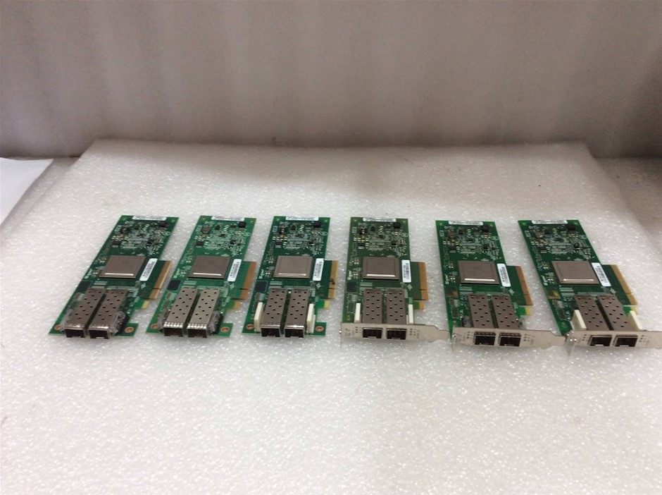 QLogic Fibre Channel Host Bus Adapters (Lot Of 6)