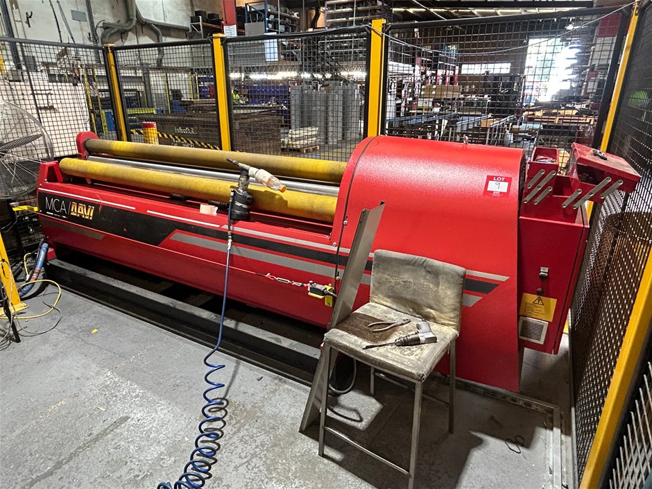 2023 DAVI MCA2515S Curving Rolls