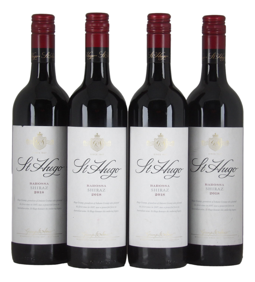 St Hugo Barossa Shiraz 2018 (4x 750mL) Barossa Valley
