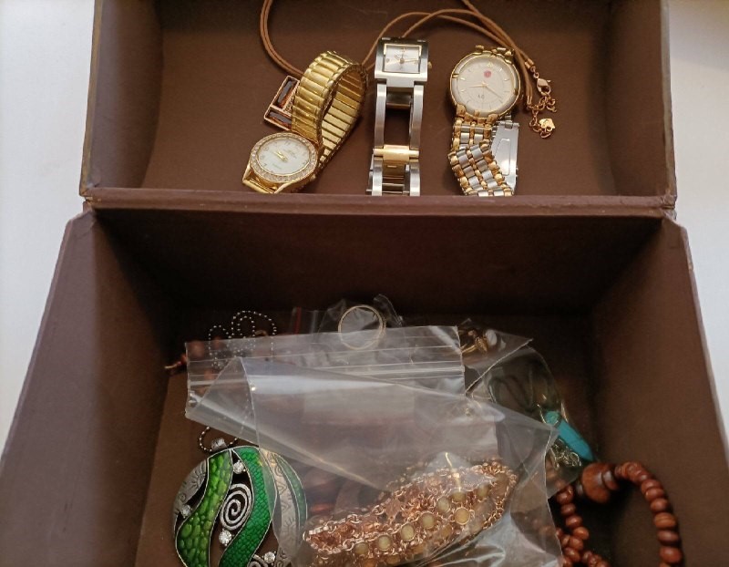 Fossil , LG watches and Misc Jewelries . Used