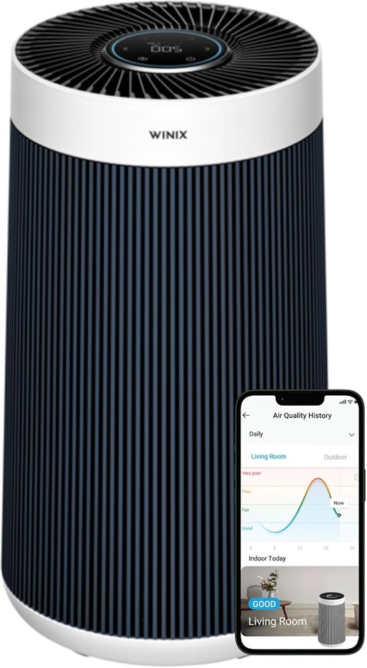 0002-3140675 · Winix Zero+ 360 5-Stage Air Purifier With Pet Filter, Suitable For Areas Up