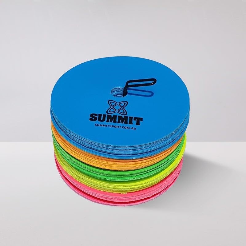 SUMMIT Flat Agility Markers 50 Pack.