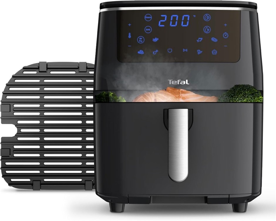 TEFAL Fry, Grill & Steam Air Fryer, XXL, Black. NB: Has Been Used & Not Box