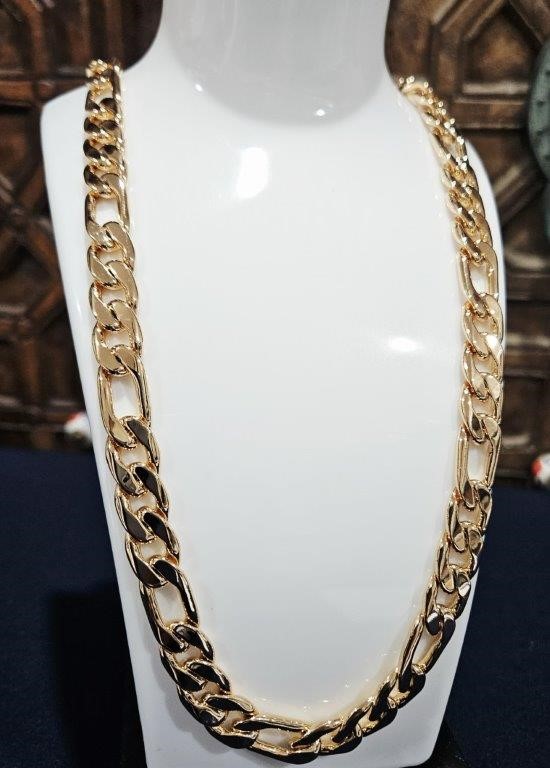 18K/Italy Stamped Rose Gold Filled Chain -60MM-10mm