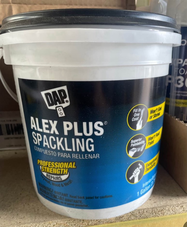 DAP Fast Dry Premium Spackling , 3.78L - Ultra Tough, Sandable & Paintable
