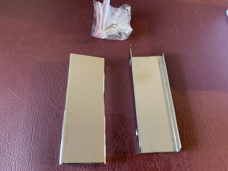 200 x Lip Cupboard Handles, 100mm, Polished Chrome (Unused)