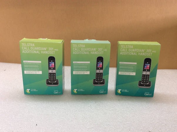 Telstra Call Guardian 301 MKII Additional Handset (Lot of 3)