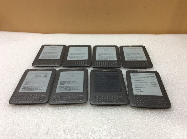 Amazon Kindle Mixed Model e-Readers (Lot of 8)