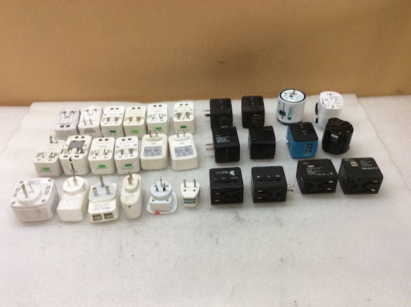 Telstra Mixed Brand and Model Universal Travel Adapters (Lot of 30)