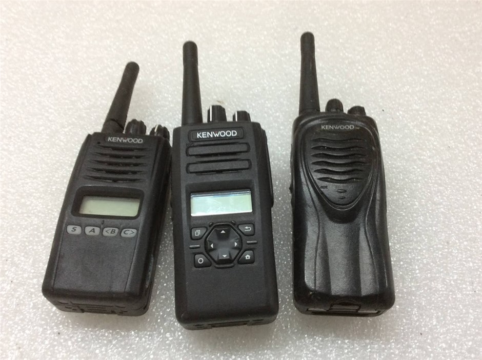 Kenwood Two-Way Radios (Lot of 3)