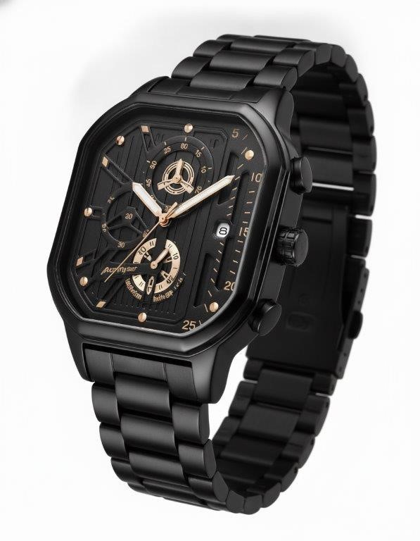 High Quality Simulated Diamond Men's Poedagar Watch-Include Box Original