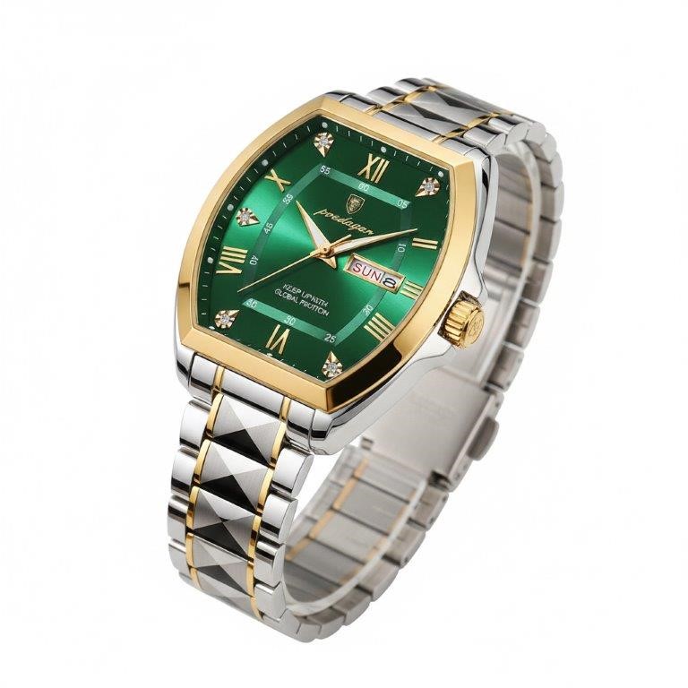 High Quality Simulated Diamond Men's Poedagar Watch-Include Box Original