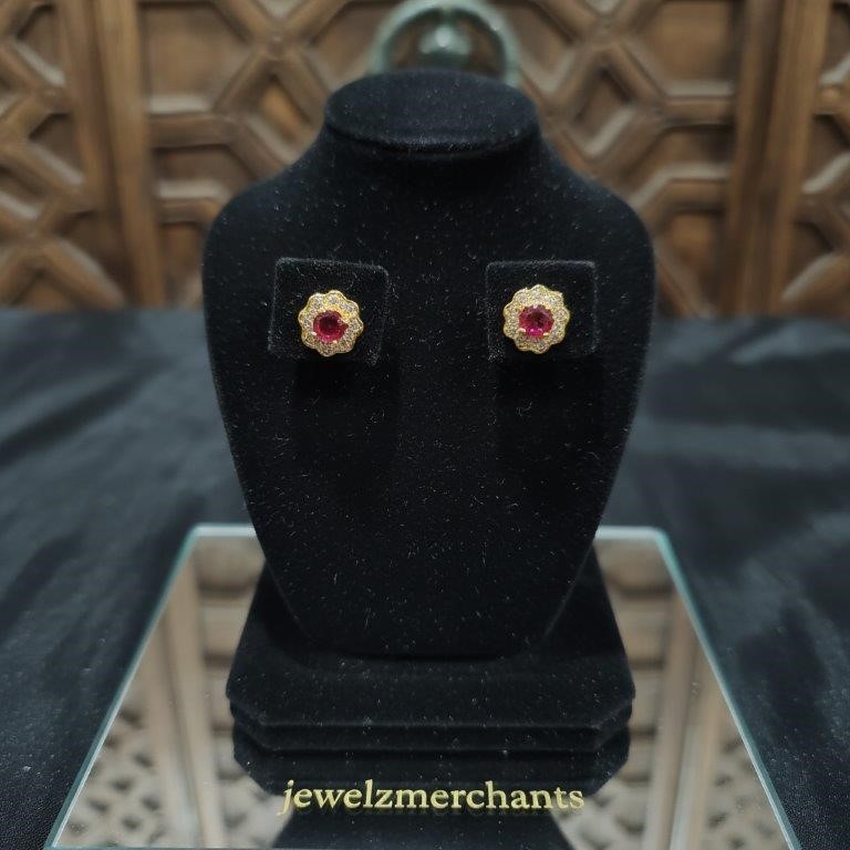 22K/Italy Gold Filled Earring -(stamped 22K/Italy)-Warranty Quality