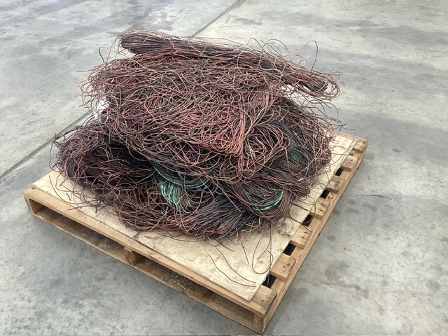 Pallet Containing Copper Wire