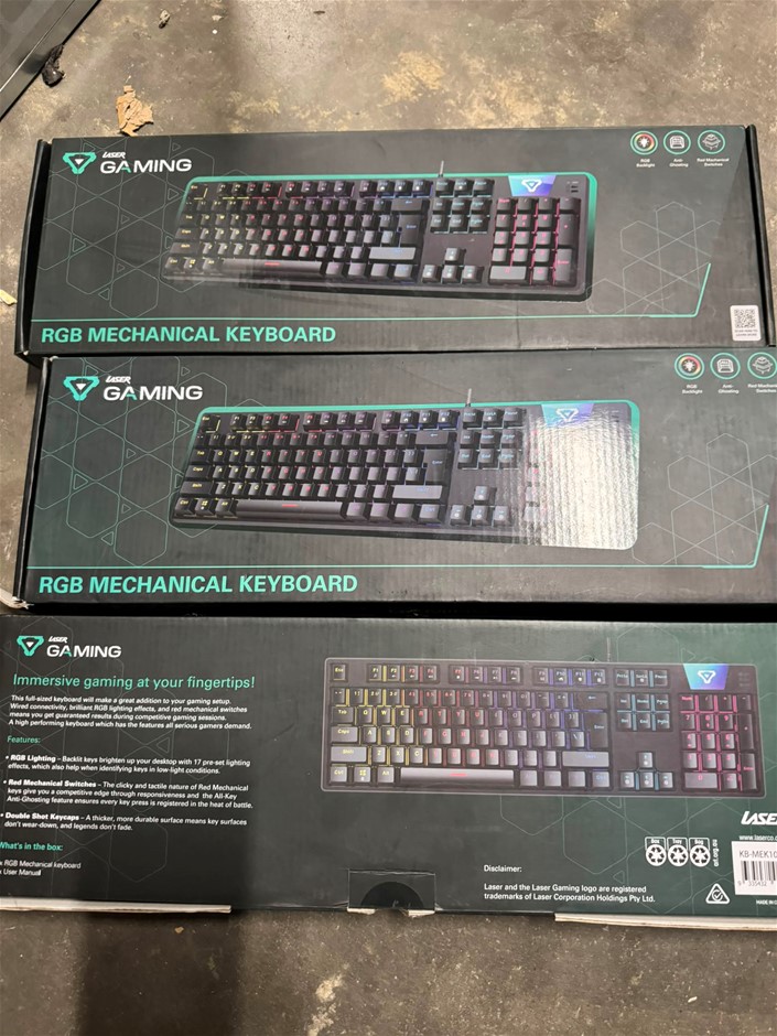 CLOSING DOWN SALE: Quantity of gaming keyboards