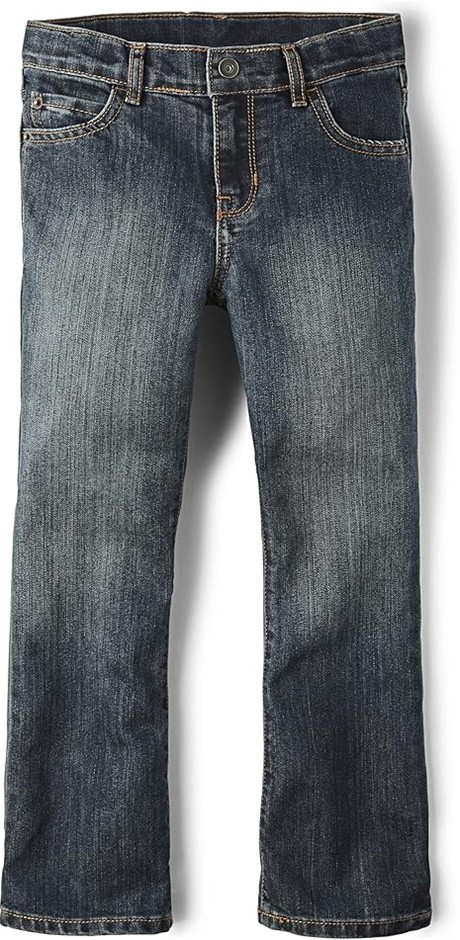THE CHILDREN'S PLACE Boys Basic Bootcut Jeans, Size 18 Husky, Dustbowl Wash