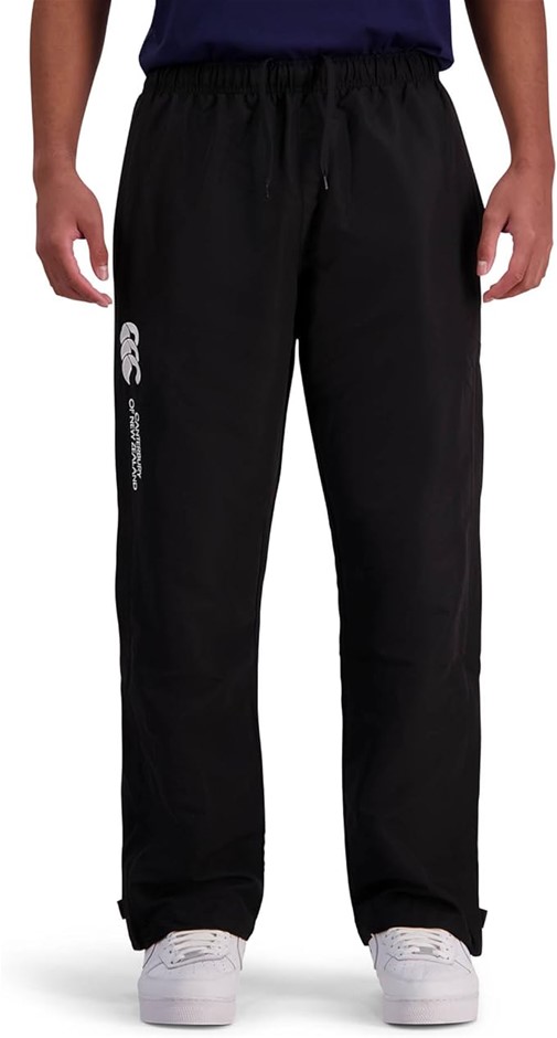 CANTERBURY Men's Open Hem Stadium Pant, Size 3XL, Black/White, E513105. Bu