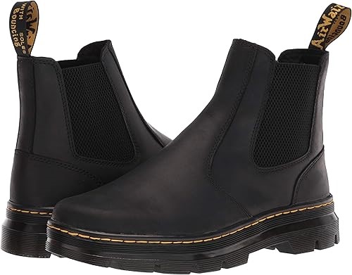 DR. MARTENS Unisex Embury Chelsea Boot, US m10/w11 (UK9/EU43), Black Wyomin