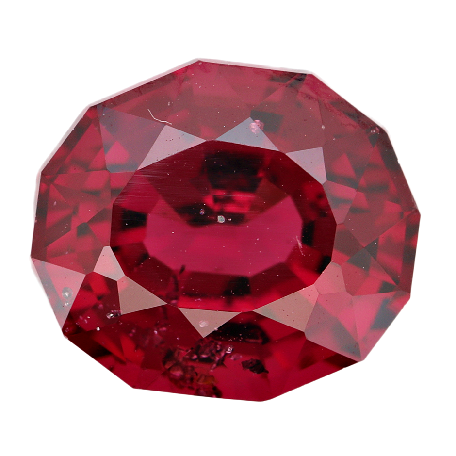 3.95 Carats Reddish Pink Garnet