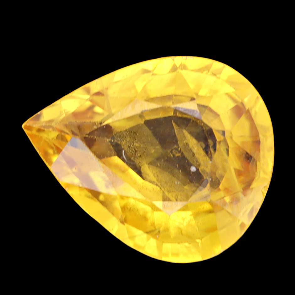 1.83 Carats Orangy Yellow Sapphire