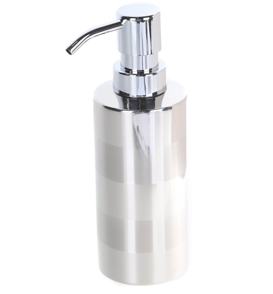 2 x MILENO Stainless Steel Soap Dispensers, 180mm.