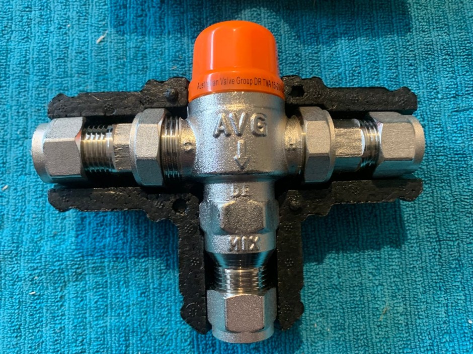 2 x AVG Tempering Valve Assemblies (Unused)