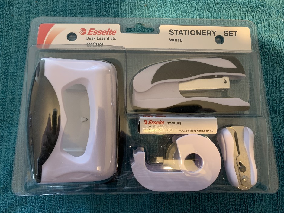 12 x Esselte Stationery Sets, White (Unused)