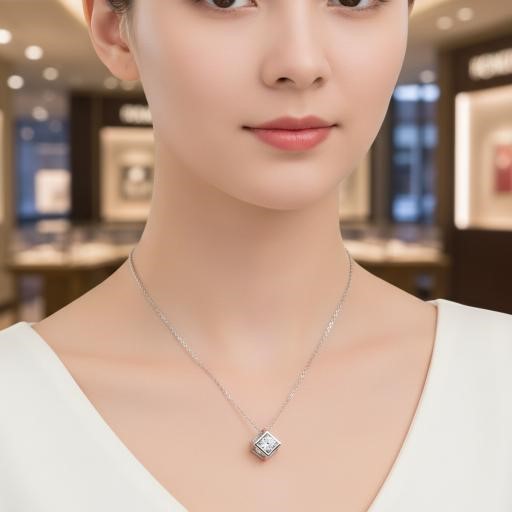 GRA Moissanite white Brilliant Cut 925 Sterling Silver Pendant-Bonus Gift