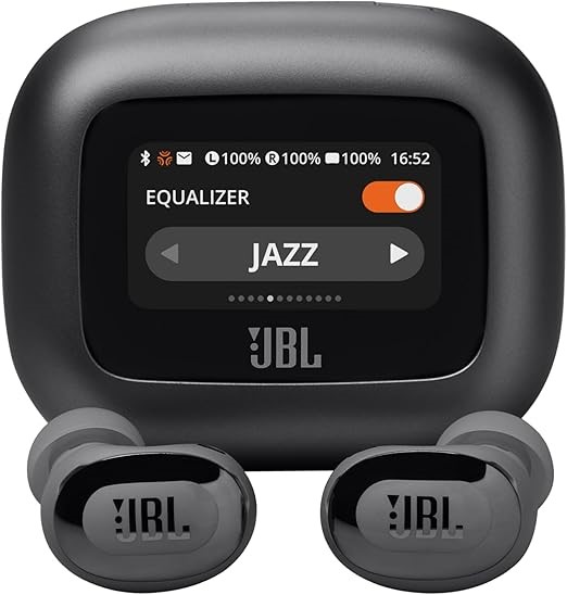 JBL Live Buds 3 - True Wireless Noise-Cancelling Bud-Type Earbuds, 40Hrs To