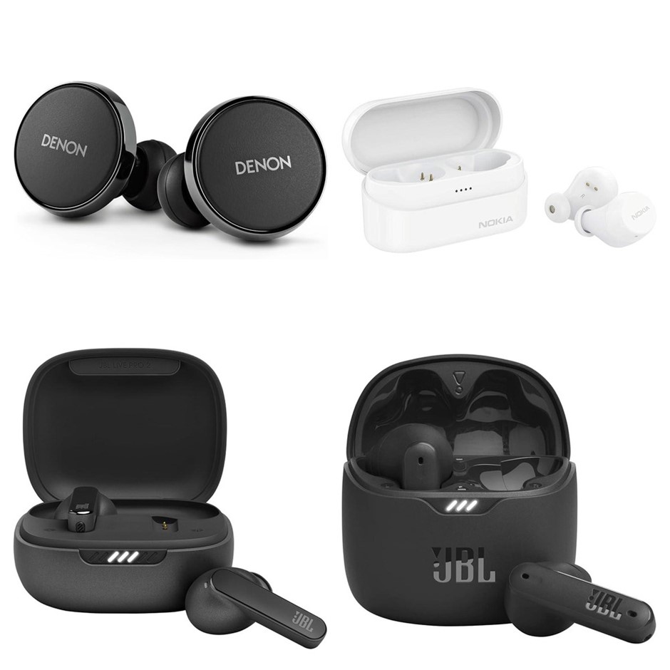 4 x Wireless Earbuds. 1 x DENION PerL Pro True Wireless Noise Cancelling