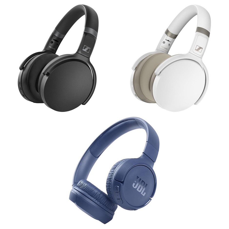 3 x Wireless Headphones. 1 x SENNHEISER HD 450SE ANC Black. 1 x SENNHEISER