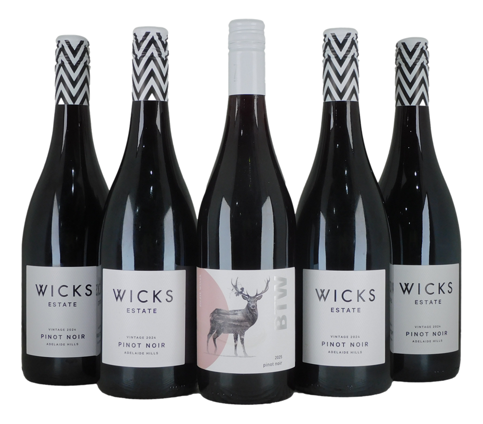 Mixed Pinot Noir Pack (5x 750mL).