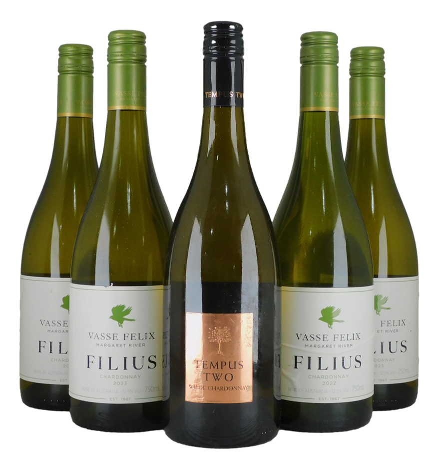 Mixed Chardonnay Pack (5x 750mL).