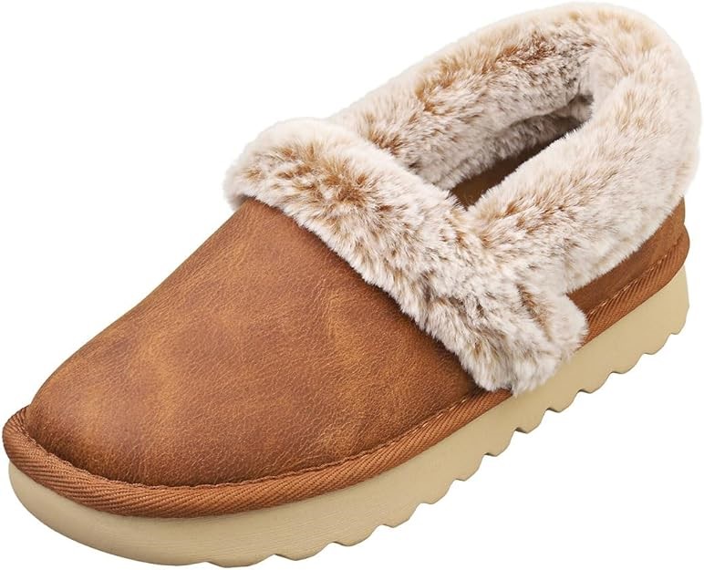 SKECHERS Women's Cozy Up, Chestnut, US 7