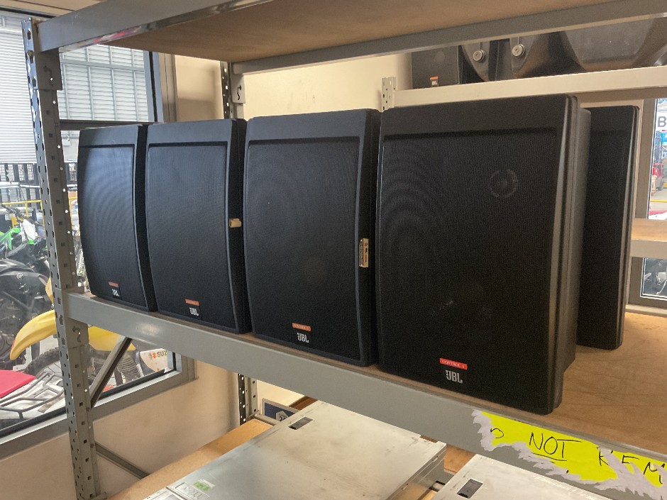 Assorted JBL control contractor speakers