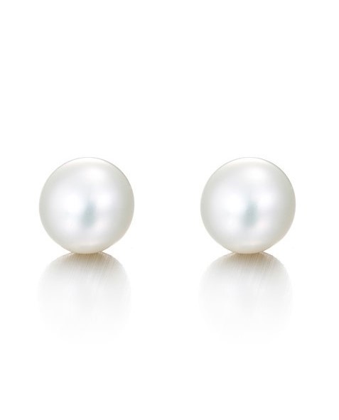 7mm Genuine Freshwater Pearl Earrings made with solid 925 Sterling Silver