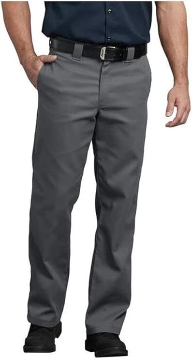 DICKIES Men's 874 Flex Original Fit Pants, Size 30x30, Charcoal, P378595.