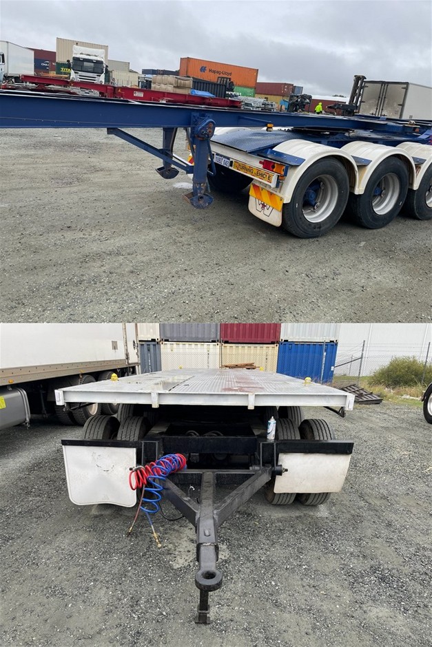 2004 Unspecified Dog Trailer & 2004 ACE Skeletal Trailer