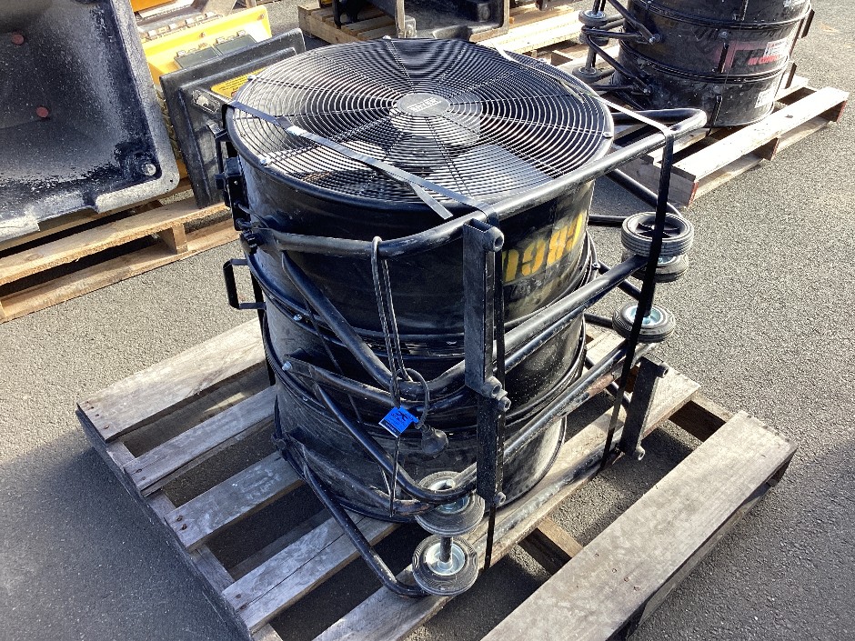 Industrial Drum Fans x 3