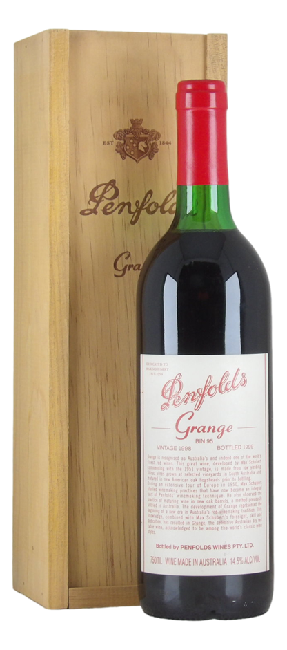Penfolds Bin 95 Grange 1998 (1x 750mL) SA.