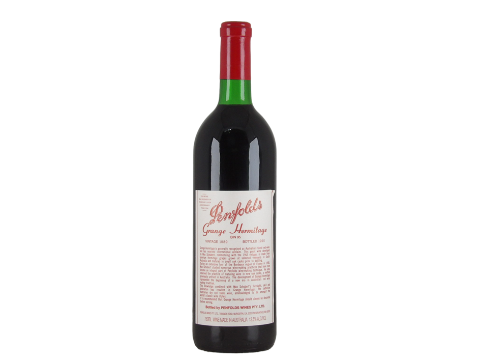 Penfolds Bin 95 Grange Hermitage 1989 (1x 750mL), SA.