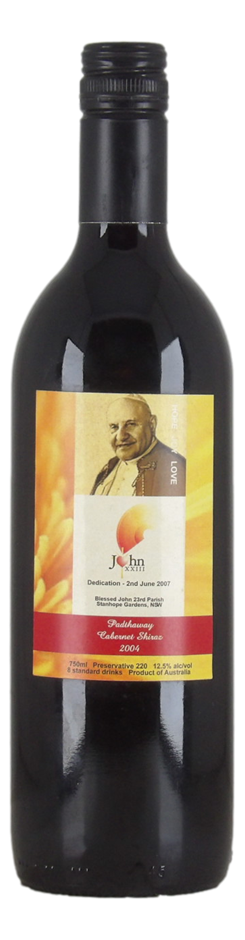 Pope John XXIII Commemorative Cabernet Shiraz 2004 (1x 750mL), Padthaway.